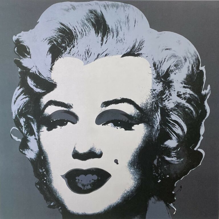 Andy Warhol Marilyn Noir Galerie Arnaud Rogez L Encadreur